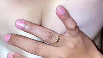 beautiful asian enjoys intense homemade riding moment
