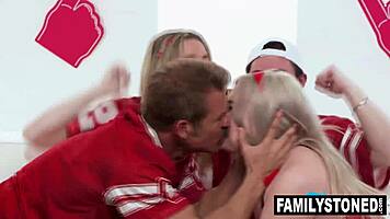 Charlie forde and jason sarcinelli share eva nyx in foursome