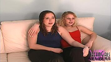 Nervous Besties Are Video Virgins In Nude Audition