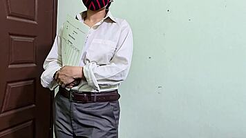 Boss Takes Secretary Roughly In Office