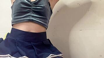school girl skirt looks nice