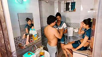 uttaran20 - sex tourist enjoys desi threesome sex