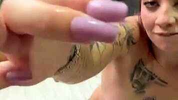 Two exotic women enjoy time with partner