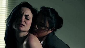 two amateur women share gentle intimate moments