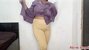 Chubby girl seduces fans with tight virgin pussy