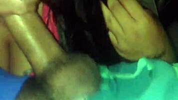 Submissive mature latina sucks young guy