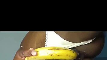 naturally busty teen beauty fucks big yellow cock