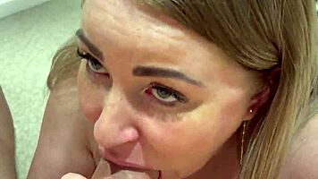Blonde Beauty Rides My Big Hard Cock