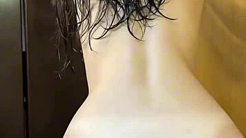 Big ass college girl straight out of shower