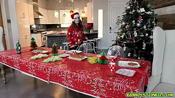 Hot group sex for christmas with summer hart and charlotte sins
