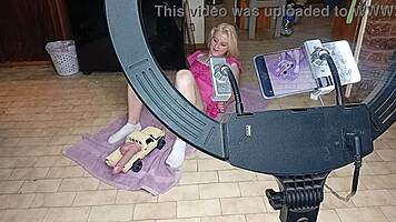 roommate uses rc car dildo on my pussy