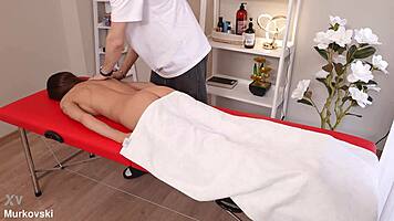 Massage therapist appointment ends with intimate encounter