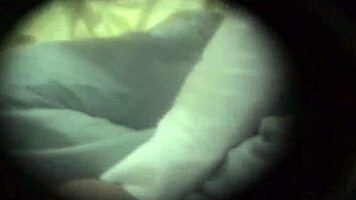 Horny japanese teen rubs pussy outdoors