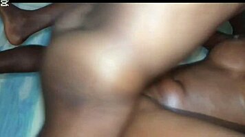 Fucking a beautiful ebony teen