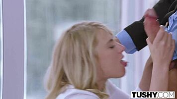 Tiny Blonde Insane Anal Sex