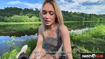 Nasty hot insta chick rika fane outdoor scooter ride