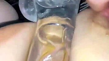 Arab slut masturbates intensely with food in los angeles