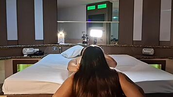Novinha Gives Delicious Ass Licking Rimjob For Milk