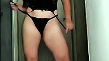 Milla Dances In Tiny Thong Lingerie