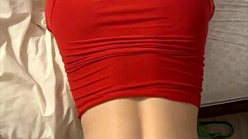 Perfect ass girl lets old man fuck her tight pussy