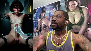 Big breast transgender cum explodes