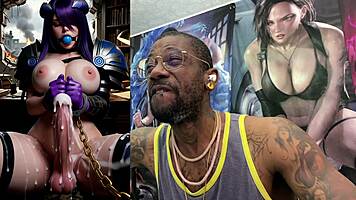 Big breast transgender cum explodes