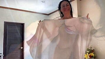 Milk shower xxx comp dick and drink milk