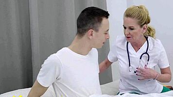 naughty nurse eden fucks her patient hard and deep