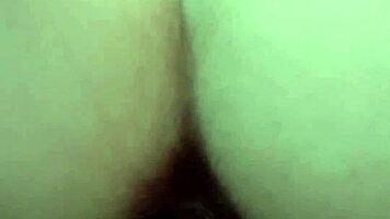 Amateur rides until facial cumshot