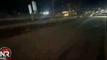 Blonde Sucks Black Cock In Car