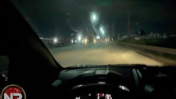 Blonde Sucks Black Cock In Car