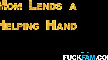 Smoking Hot Milf Gives Handjobs
