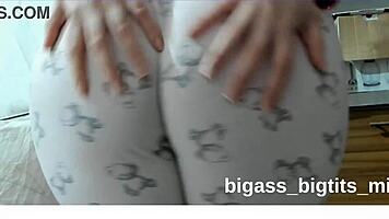 masturbate with pajamas showing camel toe