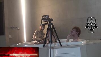motel threesome with two girls and guy
