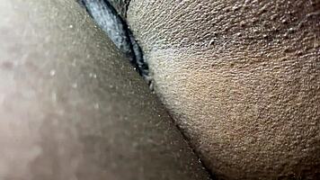 Ebonys Pink Pussy Closeup Joi