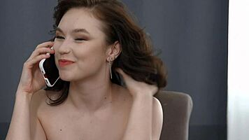 sara bork plays with butt plug and anal