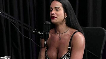 Watch me strip and fuck two men hard!