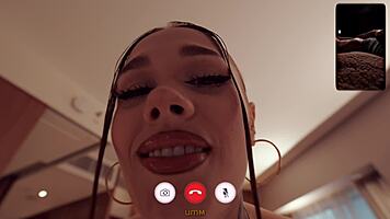 You join her call and catch this pov view