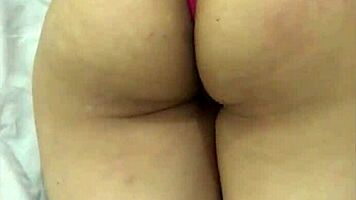 small wife rides and fills her pussy with cum in hotel