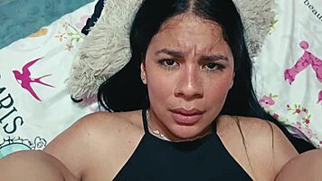 Single woman meets guy on dating app for passionate night