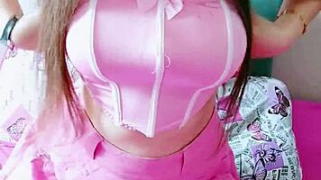 Naughty student plays with toys and drips
