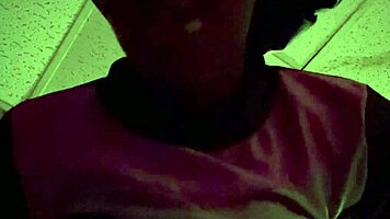 ebony babe teases boyfriend on facetime smoking