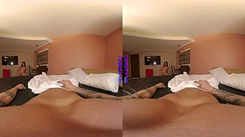 First time striptease by a beautiful amateur in a reality pov scene
