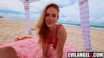 public beach pussy fuck scarlet chase