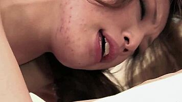 Japanese teen tricked into intense moment when home alone