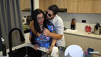 slutty spanish girl eager for group