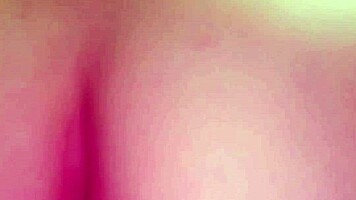 Cute pregnant girl stretches with cucumber in butthole