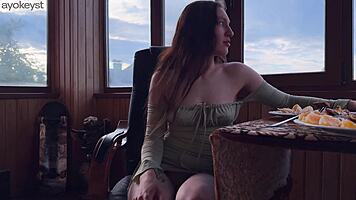 I invited an old friend to dinner the best anal in my life with conversations pov