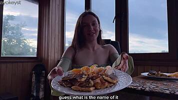 I invited an old friend to dinner the best anal in my life with conversations pov