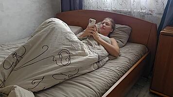Woke up masturbating to porn